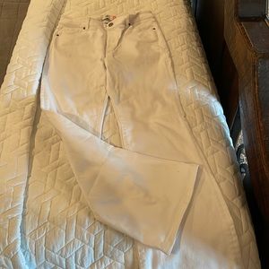 Size 10 white trouser jeans